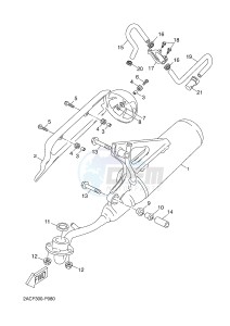 YN50FU NEO'S 4 UBS (2ACH) drawing EXHAUST