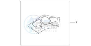 VFR800A9 ED / ABS MME TWO drawing METER PANEL