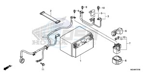 VFR1200XDH 2ED - (2ED) drawing BATTERY