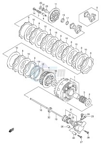 TL1000R (E2) drawing CLUTCH