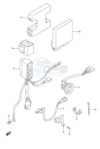 DF 60A drawing PTT Switch/Engine Control Unit