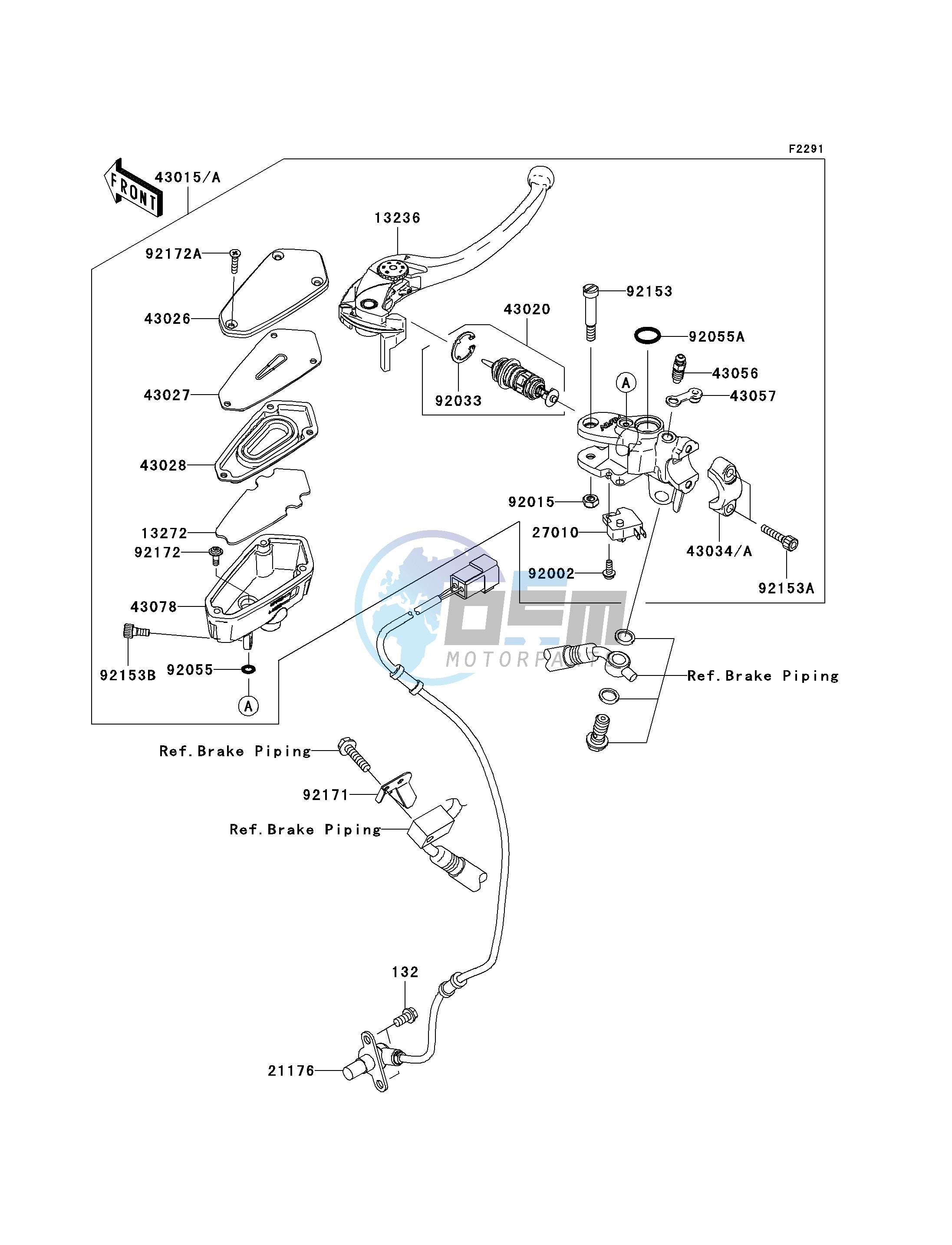 FRONT MASTER CYLINDER