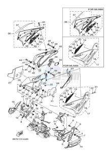 MT-10 MTN1000 (B67P) drawing COWLING 3