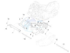 GTS 125 E4 ABS 4T SUPER (EMEA) drawing Swinging arm