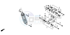 NSR125R drawing REAR CUSHION