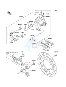 VN1600 CLASSIC TOURER VN1600-D1H GB XX (EU ME A(FRICA) drawing Rear Brake