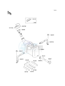 JT 900 B [900 STX] (B1-B2) [900 STX] drawing OIL TANK