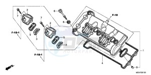 CBR600FC drawing CYLINDER HEAD COVER