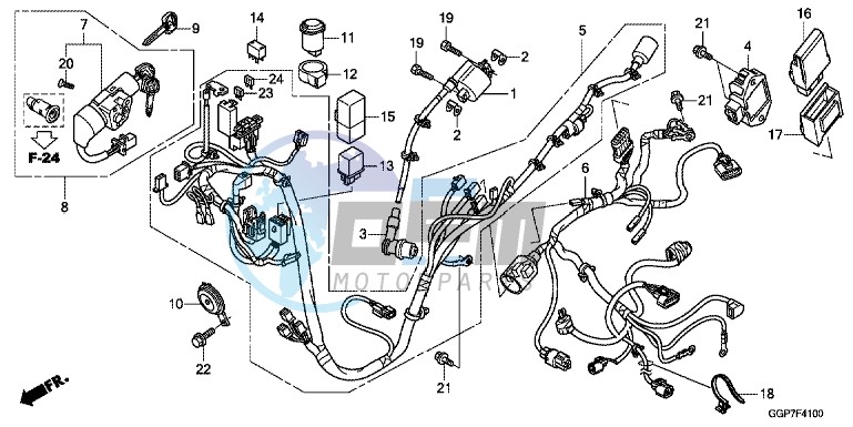 WIRE HARNESS (NSC50/MPD/WH)