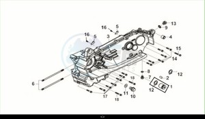 CRUISYM a 300 (LV30W2Z1-EU) (M2) drawing L CRANK CASE