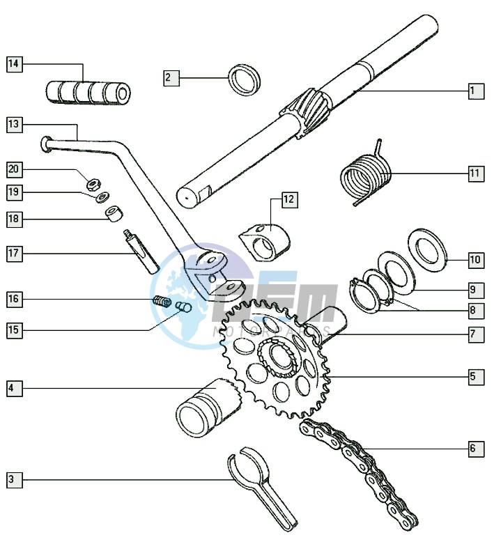 Starter mechanism