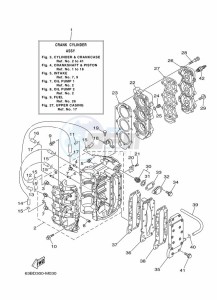 40VMHOS drawing CYLINDER--CRANKCASE