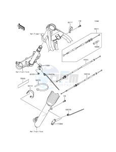 KLX125 KLX125CFF XX (EU ME A(FRICA) drawing Cables