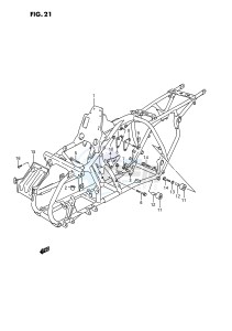 LT250R (E1) drawing FRAME