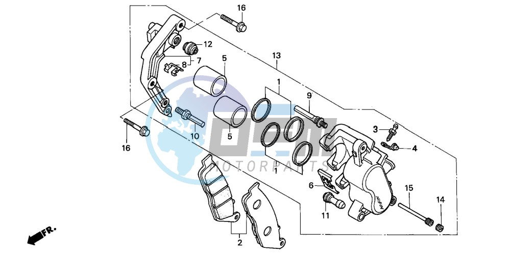 FRONT BRAKE CYLINDER