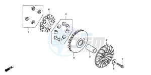 FJS600A 400 SILVER WING drawing DRIVE FACE