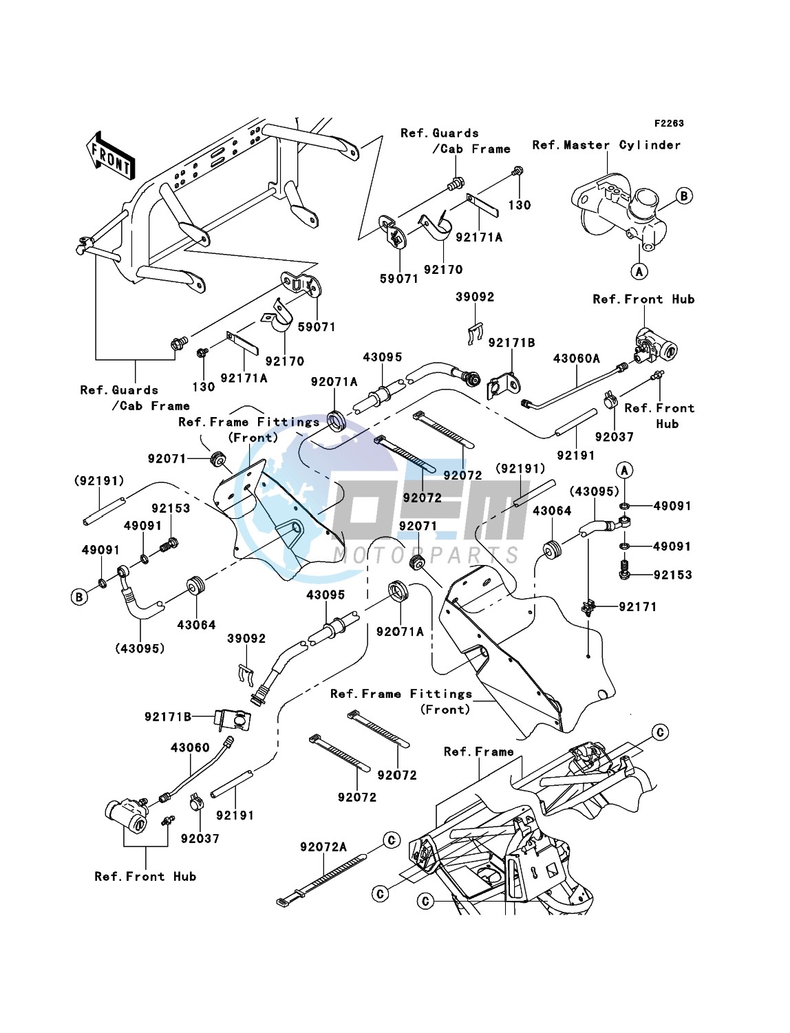 Front Brake Piping