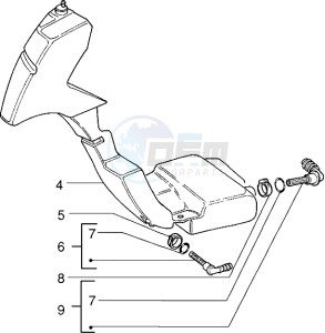 Typhoon 125 drawing Supplementary tank