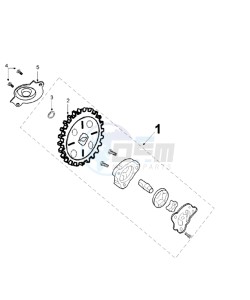 DJANGO 125 HERITAGE drawing OIL PUMP