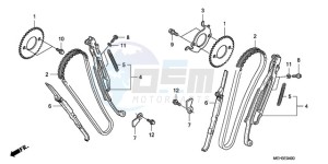 NSA700A9 E / MKH MME drawing CAM CHAIN/TENSIONER