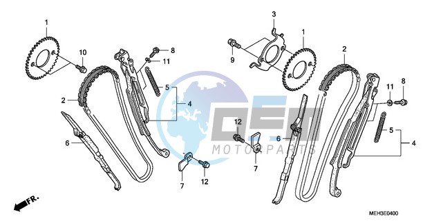 CAM CHAIN/TENSIONER