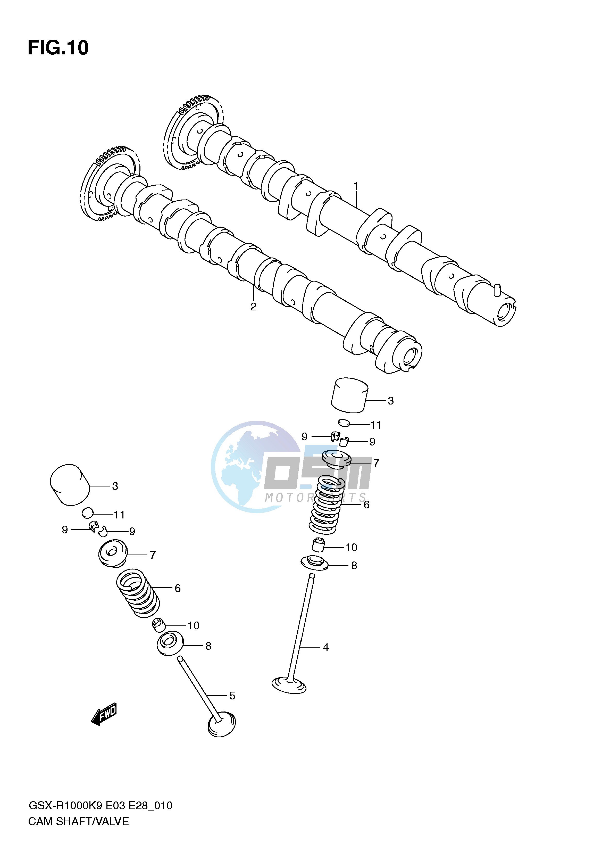 CAMSHAFT - VALVE