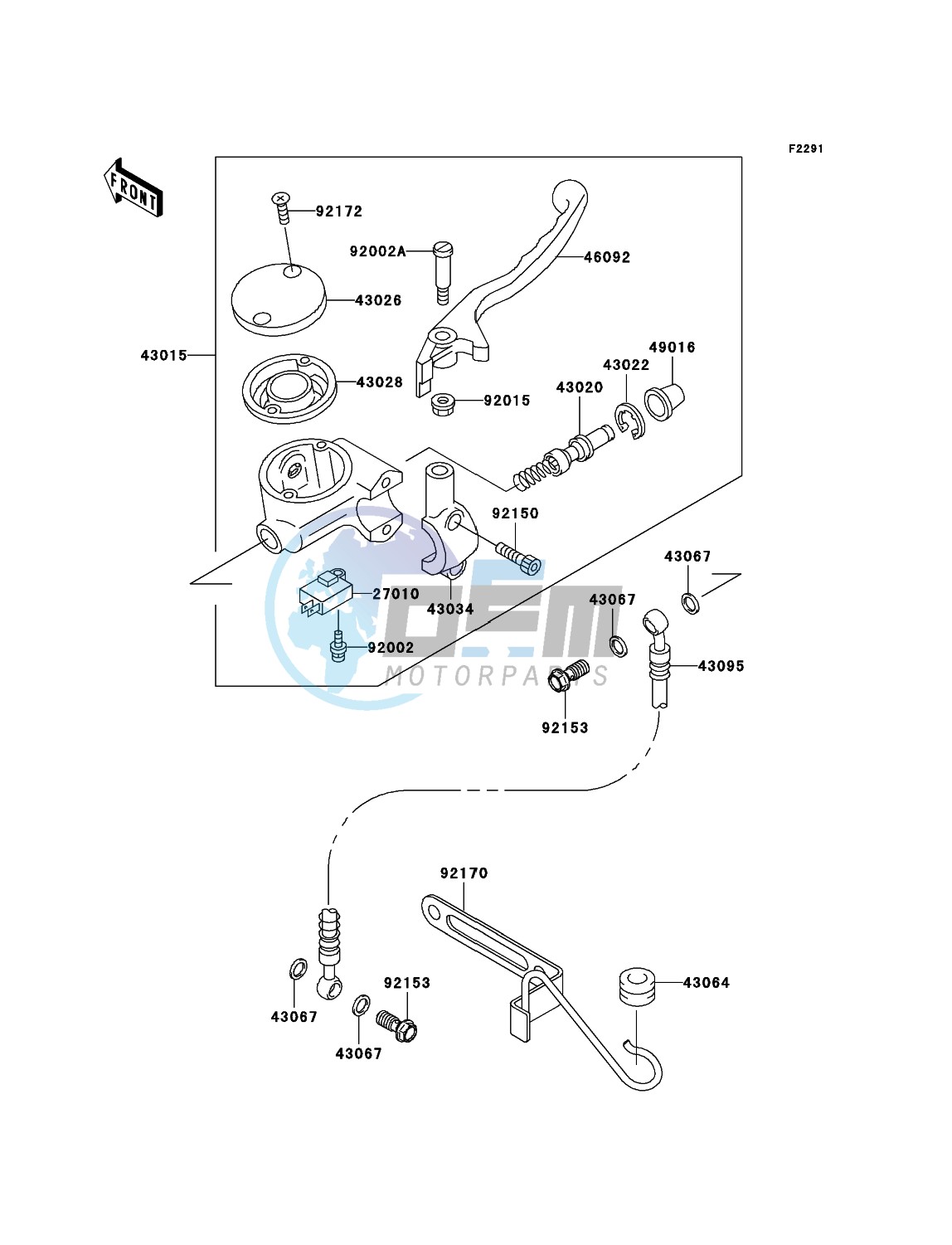 Front Master Cylinder