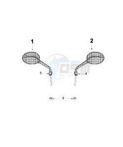 DJANGO 125 EVASION drawing MIRRORS