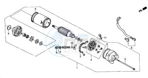 VT750DCB SHADOW SPIRIT drawing STARTING MOTOR