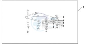 NT700VAA UK - (E / ABS MKH) drawing KIT CARRIER BRKT