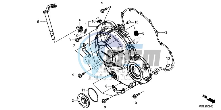 RIGHT CRANKCASE COVER