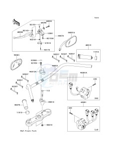 VN 2000 J [VULCAN 2000 CLASSIC LT] (8F-9F) 0J9F drawing HANDLEBAR