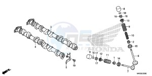 CBR1000SG CBR1000 - Fireblade SP Europe Direct - (ED) drawing CAMSHAFT/ VALVE