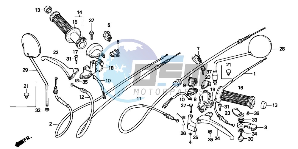 HANDLE LEVER/SWITCH/CABLE