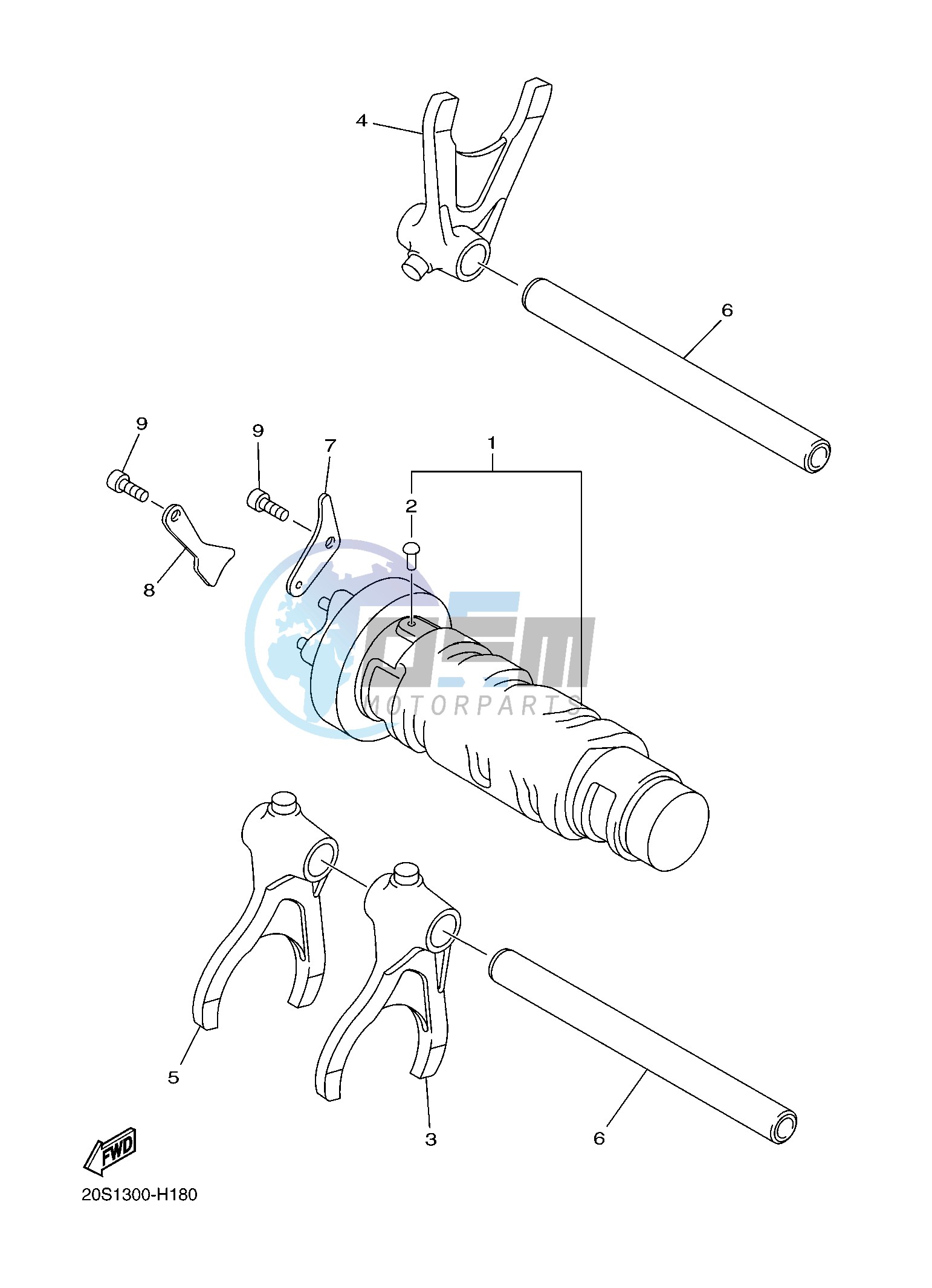 SHIFT CAM & FORK