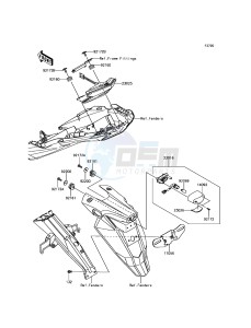 Z800 ABS ZR800FGF UF (UK FA) XX (EU ME A(FRICA) drawing Taillight(s)