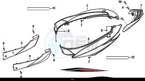 SYMPHONY SR 125 (AZ12W4-EU) (L7-M0) drawing BODY COVER