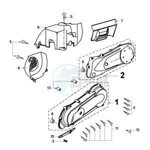 TKR MA BE drawing CRANKCASE COVER