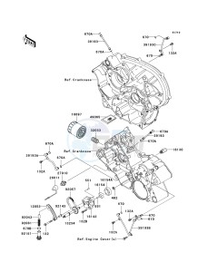 KRF 750 L [TERYX 750 FI 4X4 LE SPORT MONSTER ENERGY] (L9F-L9FA) L9FA drawing OIL PUMP_OIL FILTER