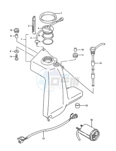 DT 85 drawing Oil Tank (1995 to 2000)