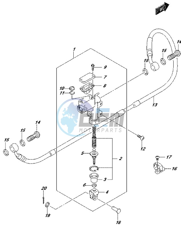 REAR MASTER CYLINDER