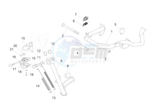 GTS 125 E4 ABS 4T SUPER (EMEA) drawing Stand/s