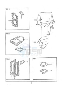 DT 9.9c drawing Gasket Set