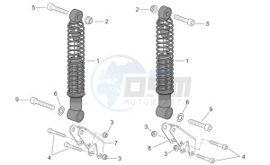 Atlantic 400-500 sprint drawing Rear Shock absorber