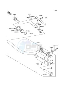 KLF300 KLF300-B18 EU GB drawing Muffler(s)