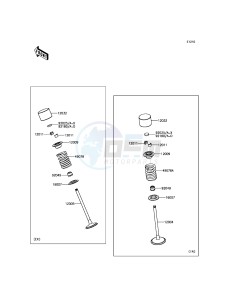 ZZR1400 ABS ZX1400JHF GB XX (EU ME A(FRICA) drawing Valve(s)