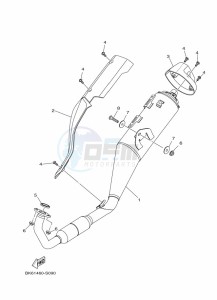 YZF125-A YZF-R125 (B5G6) drawing EXHAUST