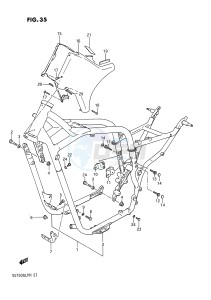 VS750GL (E1) INTRUDER drawing FRAME