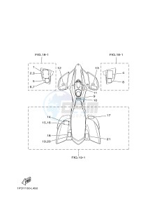 YFZ450 YFZ450D (1PD5 1PD6) drawing EMBLEM & LABEL 1