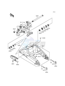 VERSYS 650 ABS KLE650FGF XX (EU ME A(FRICA) drawing Swingarm